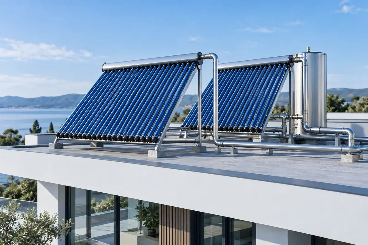 Solar Water Circulation application concept